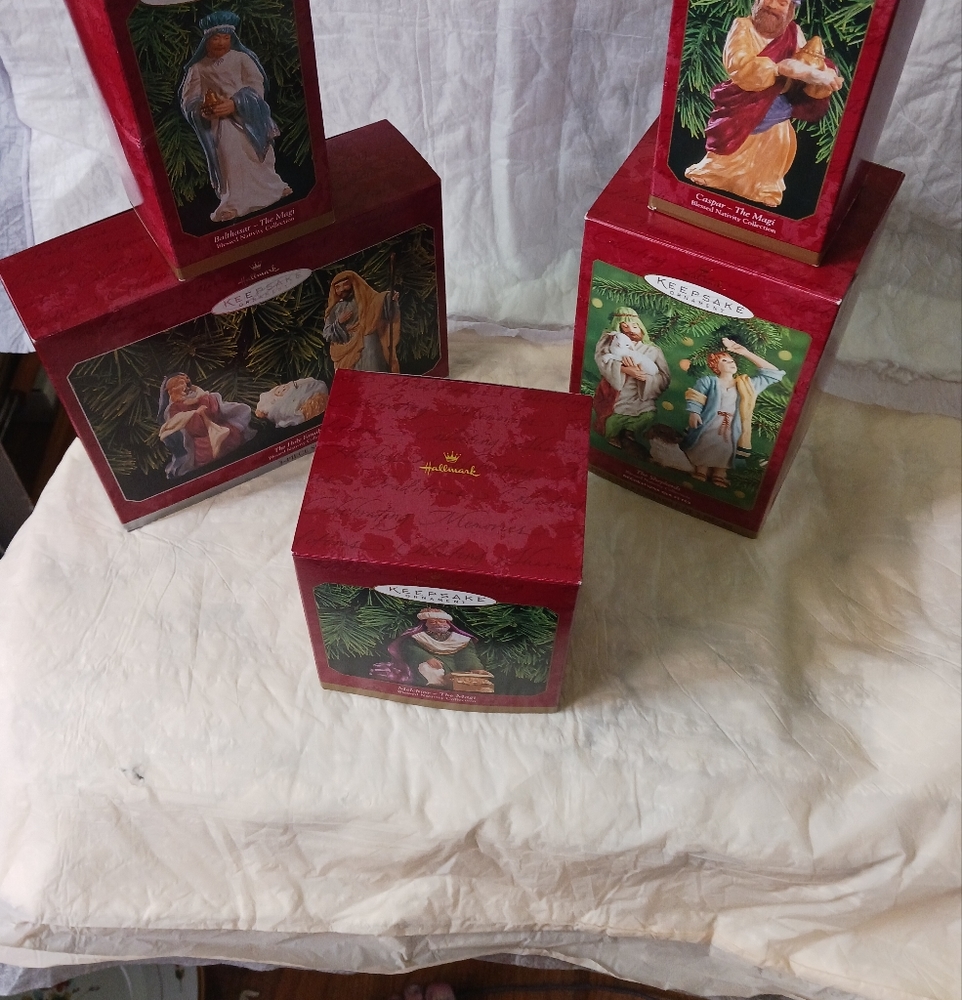 Hallmark nativity ornaments